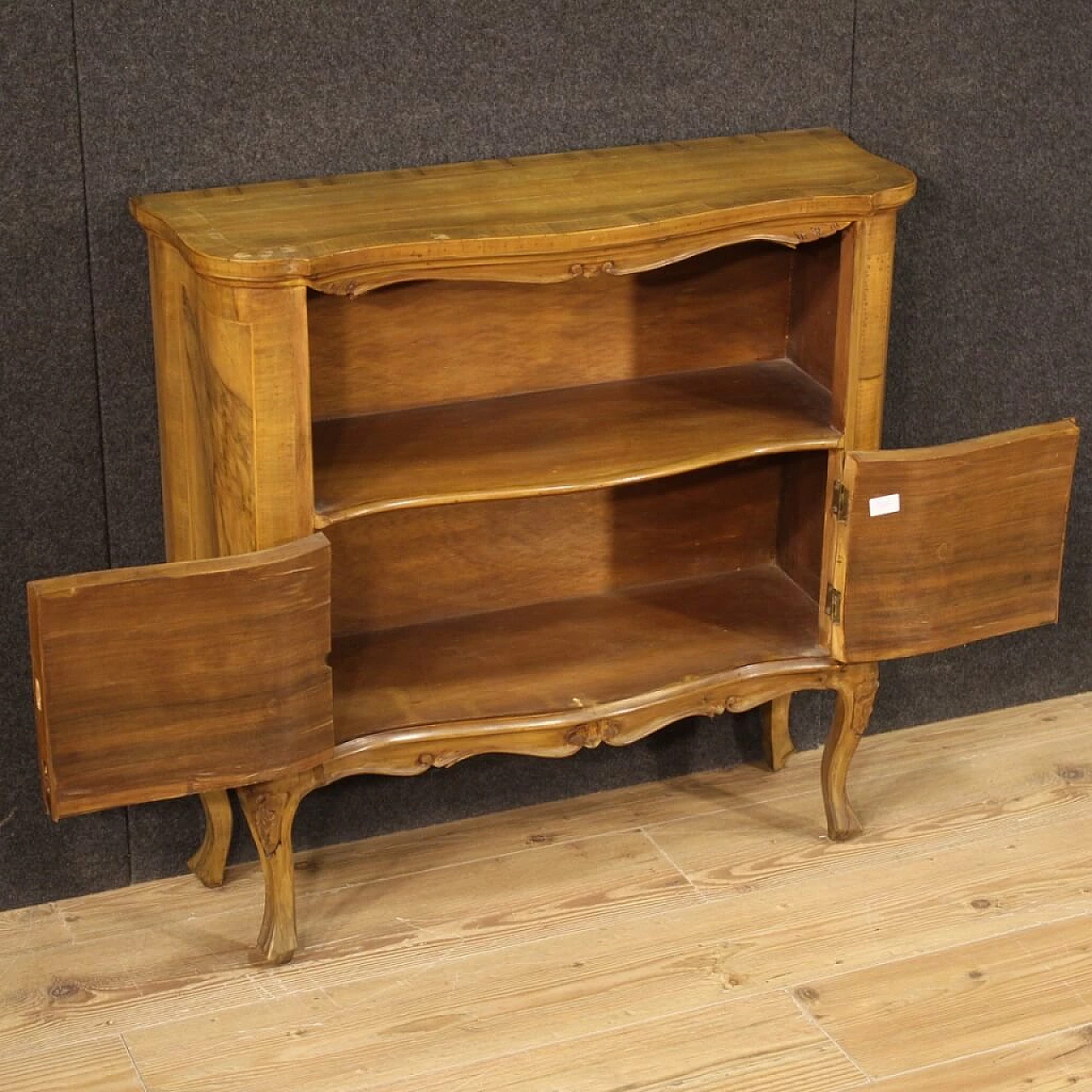 Venetian sideboard inlaid in walnut, briar, beech and maple, 1960s 1256733