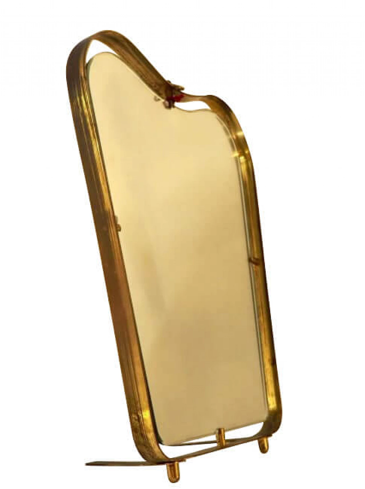 Specchio in ottone e vetro di Gio Ponti, anni '40 1256924