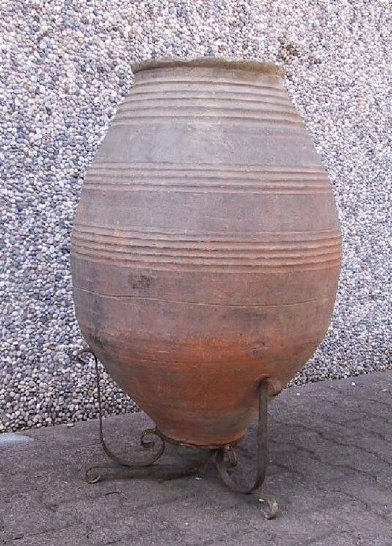 Natural red terracotta jar, 19th century 1256964