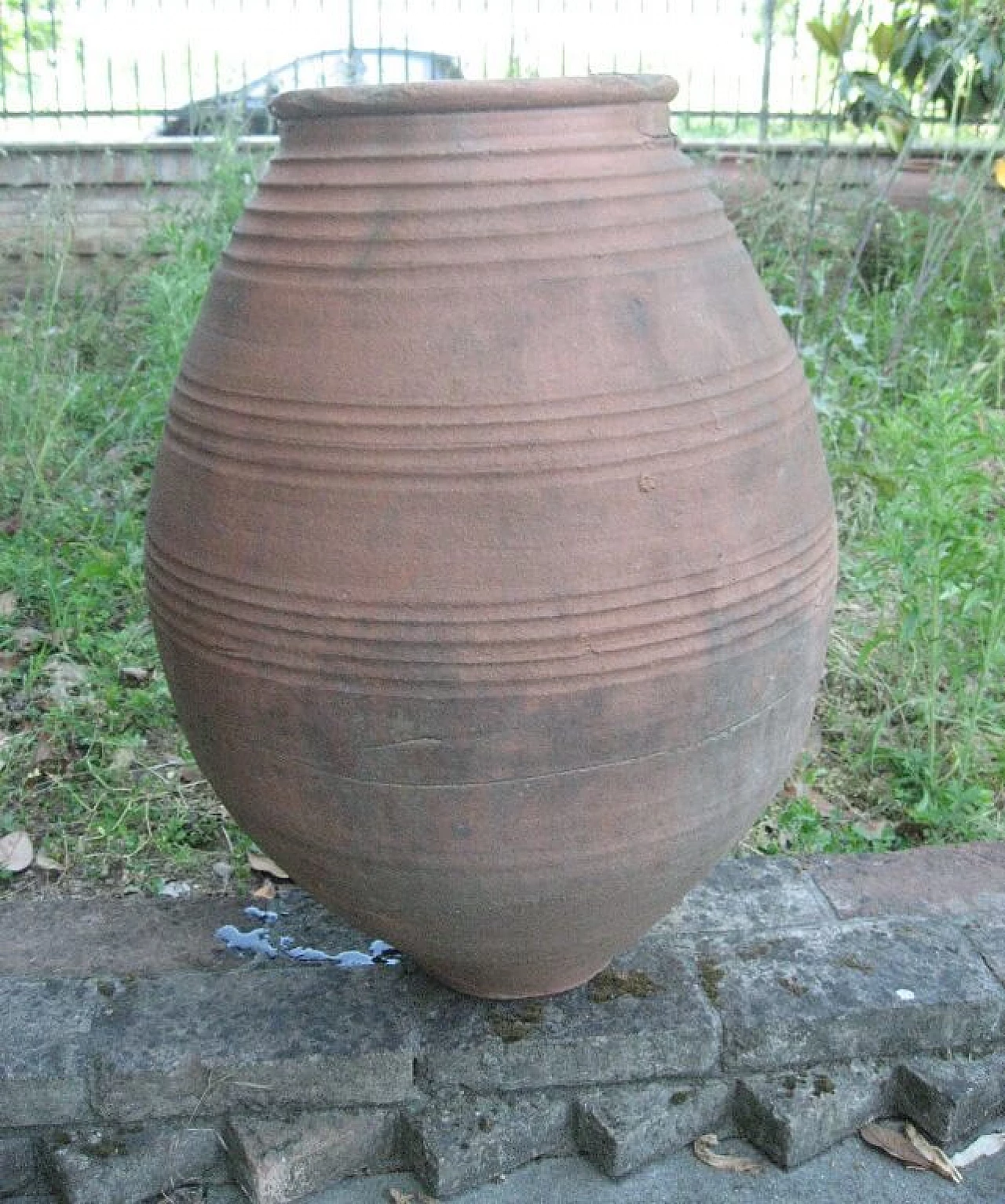 Natural red terracotta jar, 19th century 1256965