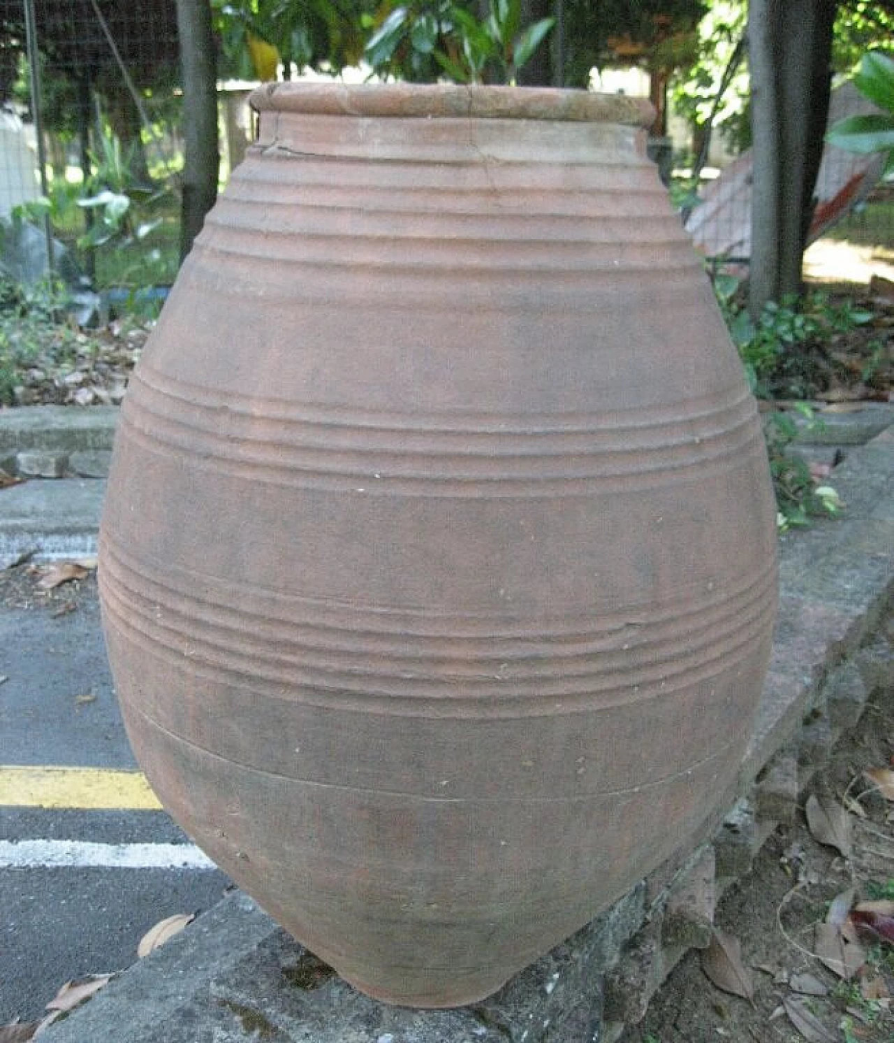 Orcio in terracotta rossa naturale, '800 1256972