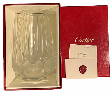 Vaso in cristallo di Cartier La Maison du Shogun, anni '90