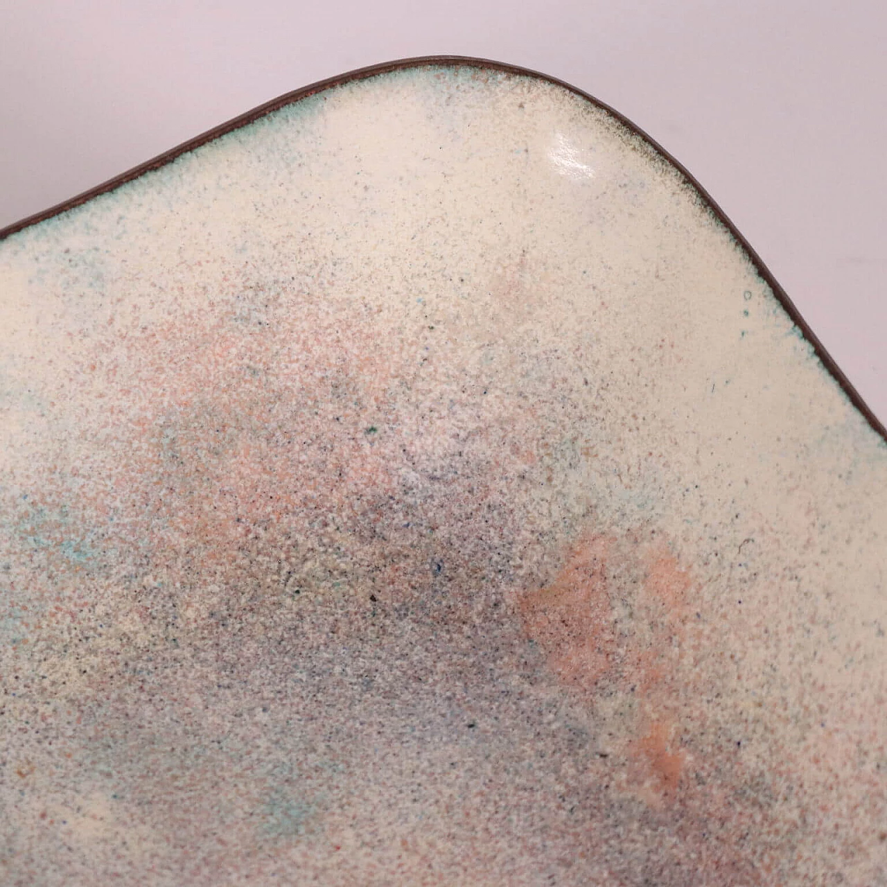 Tray in copper and enamel by Paolo De Poli, 50s 1258057