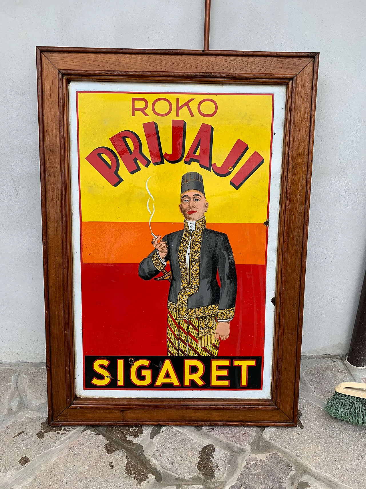Insegna smaltata Roko Prijaji Sigaret, anni '60 1258352
