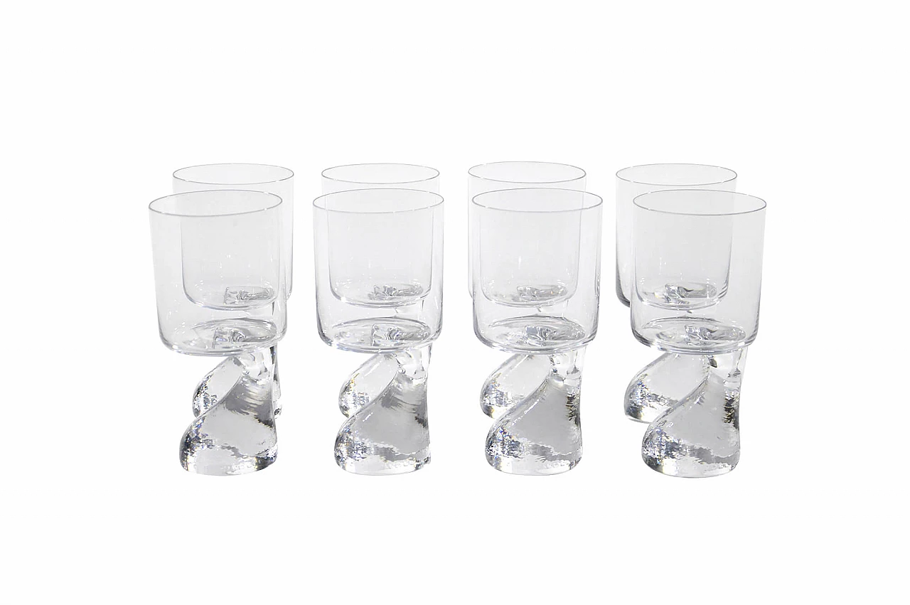 Servizio di bicchieri Asimmetrico di Joe Colombo per Riedl, anni '60 1258403