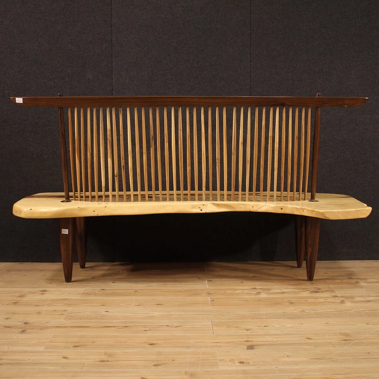 George Nakashima style wooden sofa, late 20th century 1258450