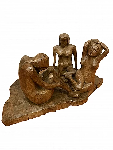 Wooden sculpture by Luigi Sala, Seregno '97
