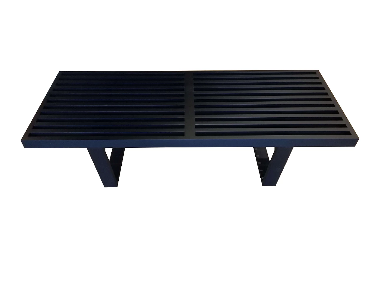 Panca in faggio laccato nero, anni '90 1258721