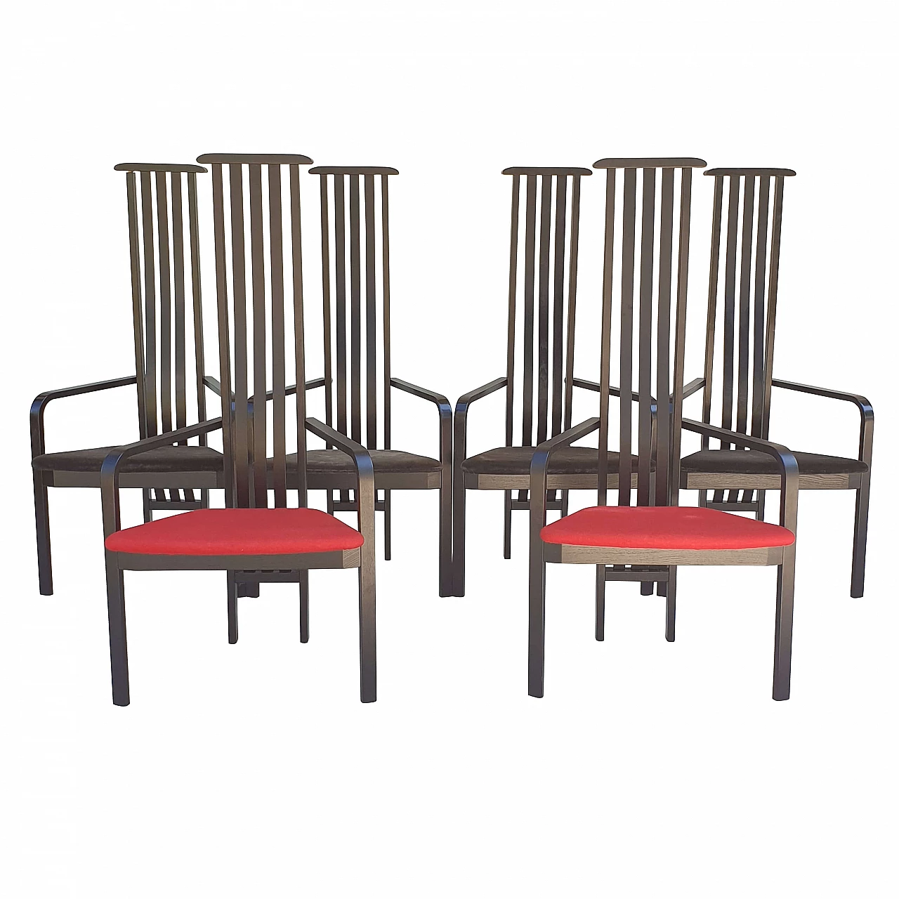 6 Barbettis chairs by Vico Magistretti for Poggi, 1981 1258871