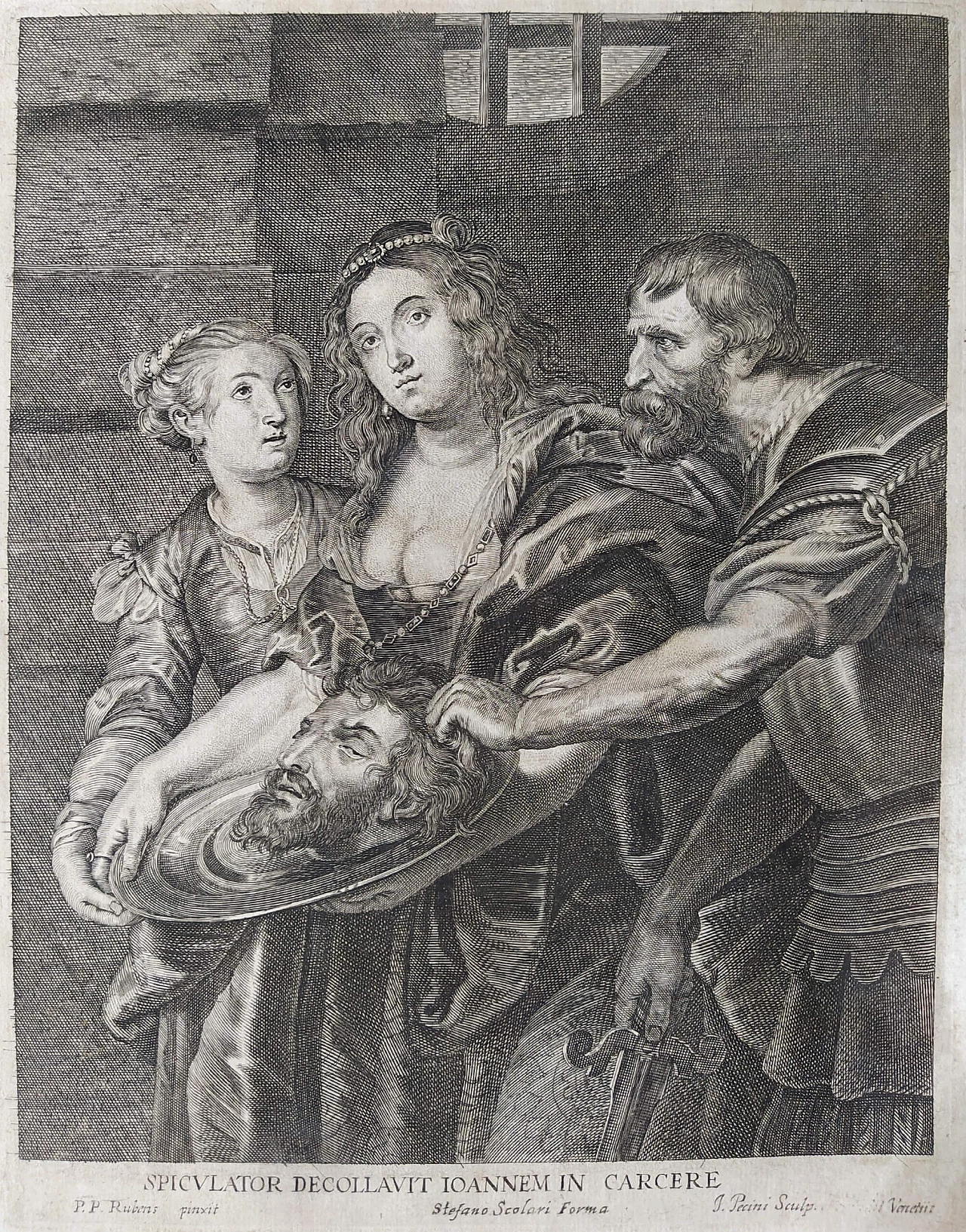 Giacomo Piccini o Pecini, Salomè con la testa di San Giovanni Battista, '600 1259316