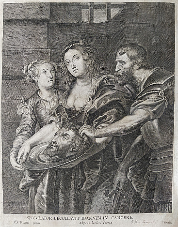 Giacomo Piccini o Pecini, Salomè con la testa di San Giovanni Battista, '600