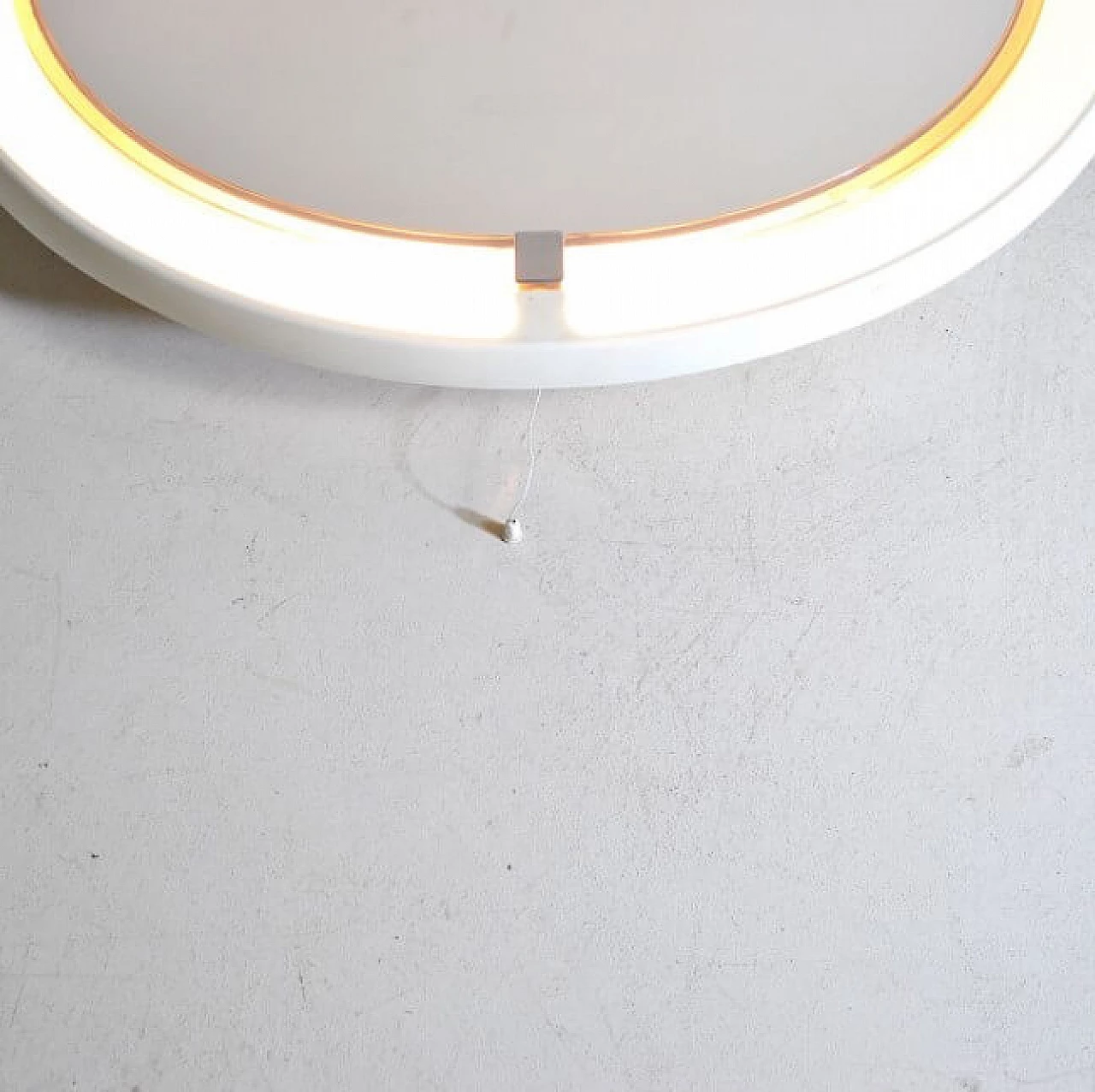 Space Age backlit mirror in plastic by Allibert, 70s 1259334