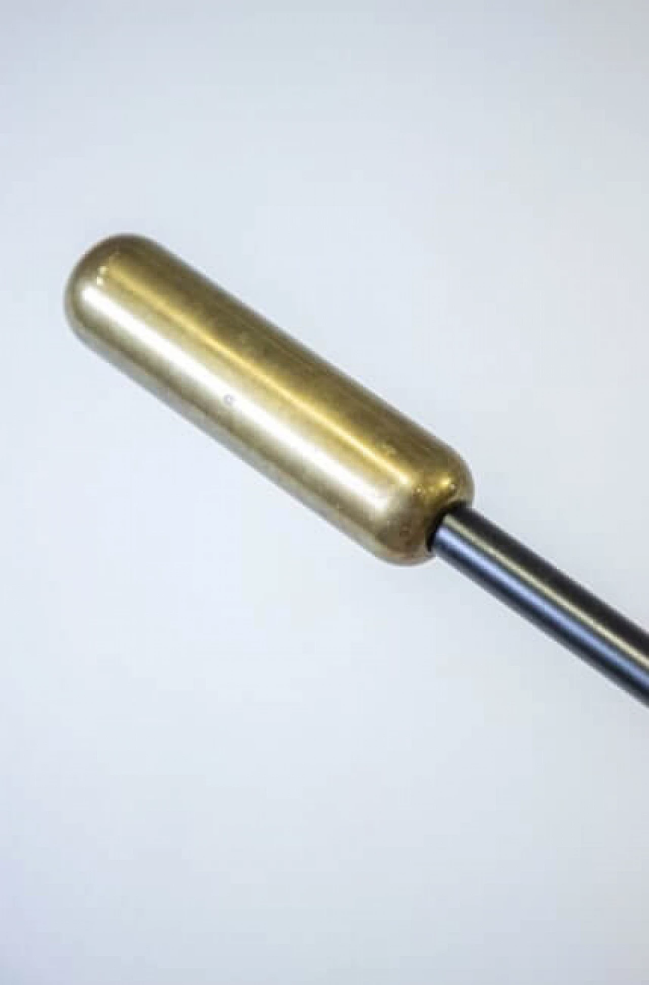 Swivel floor lamp in iron, aluminium and brass by Stilux Milano, 50s 1259463