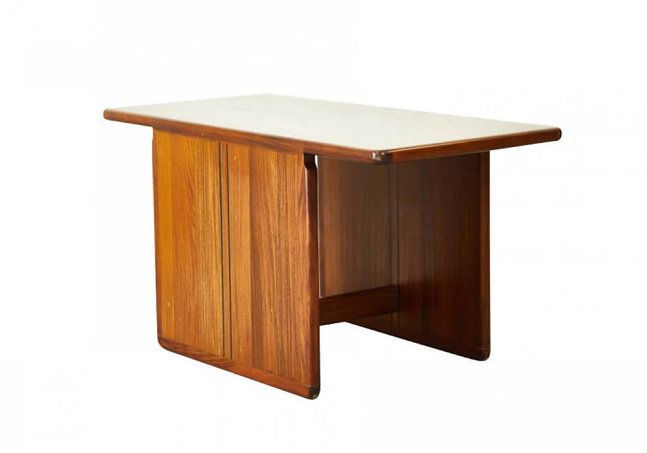 Tavolino Artona serie Africa in ebano e noce di Tobia & Afra Scarpa per Maxalto, anni '70 1259665