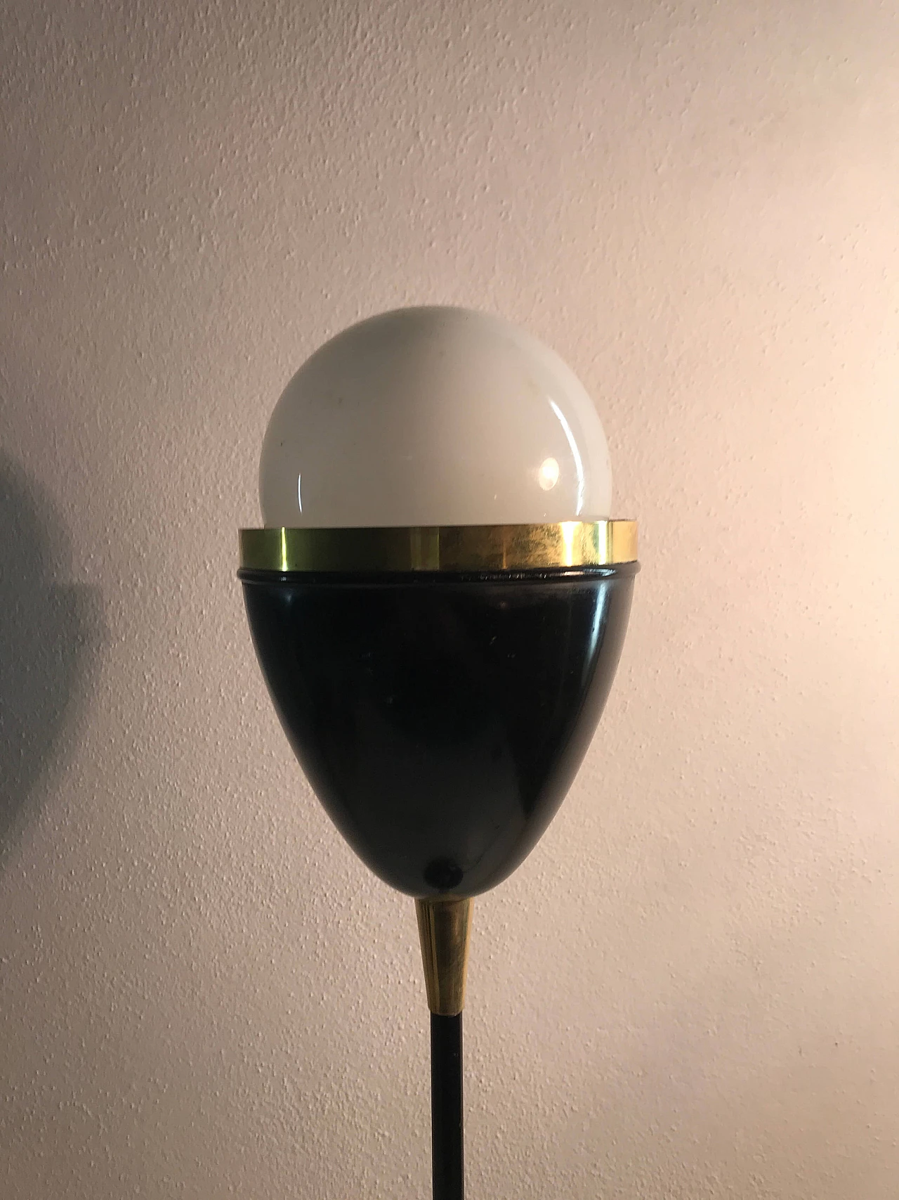 Table lamp in brass and patinated metal by Stilnovo, 1950s 1259759