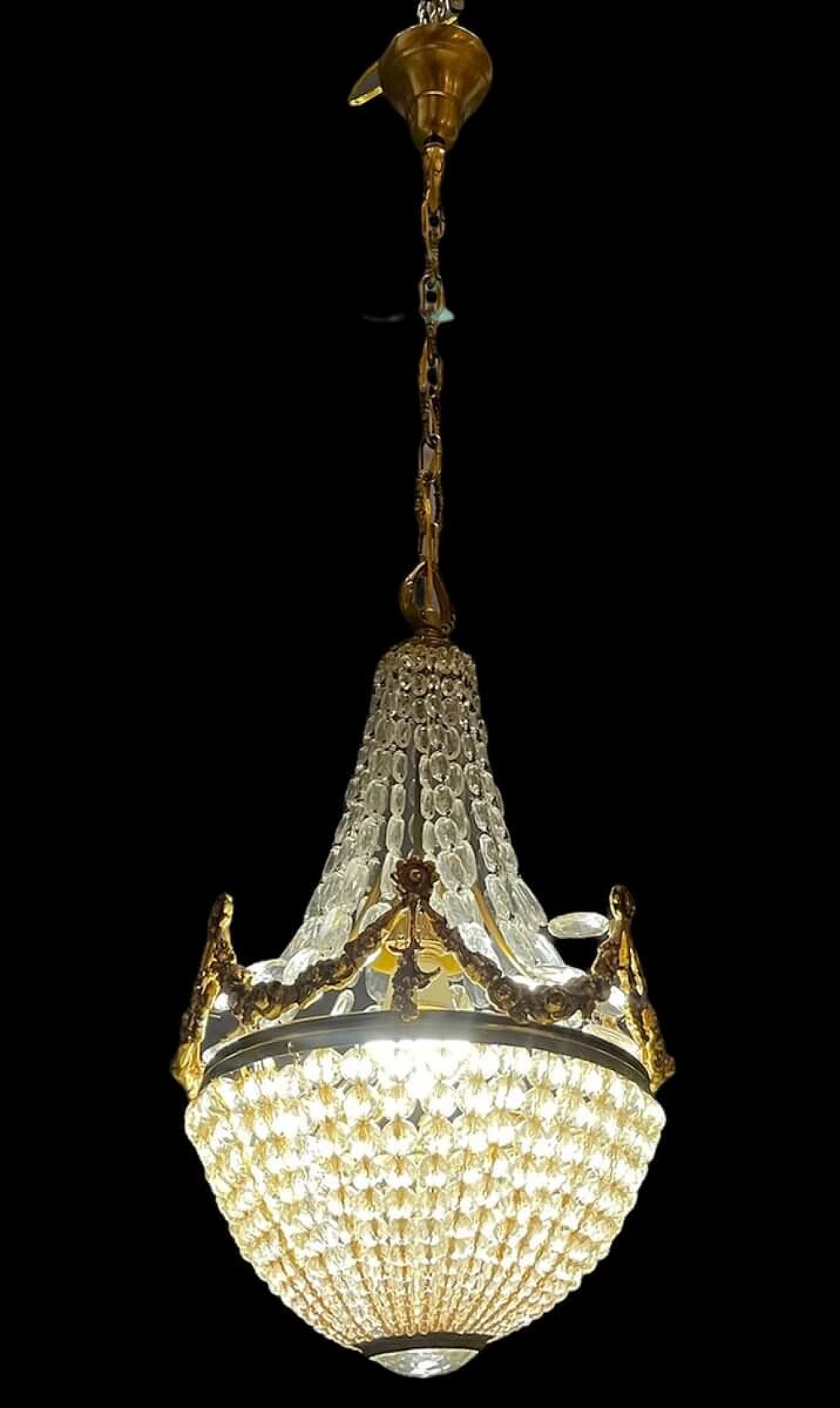 Crystal chandelier, 1940s 1259915