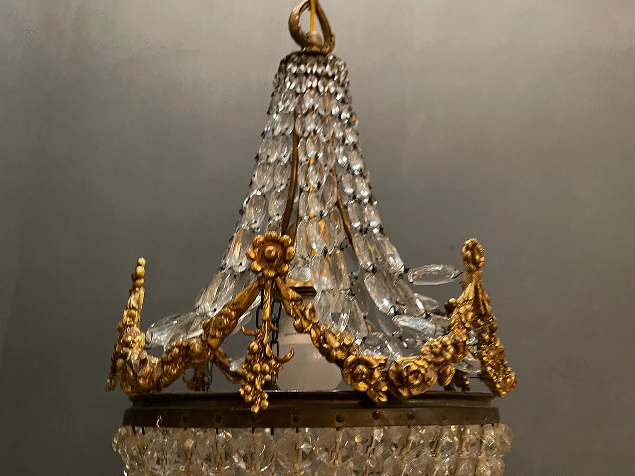Crystal chandelier, 1940s 1259918