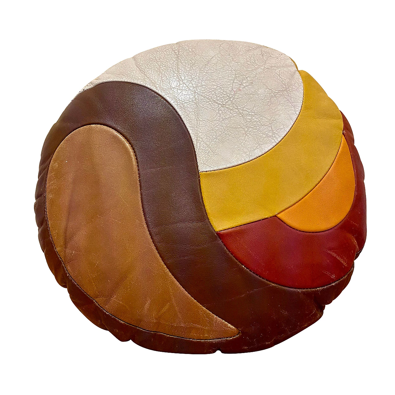 Cuscino in pelle di Silvio Russo per Poltrona Frau, anni '80 1259988