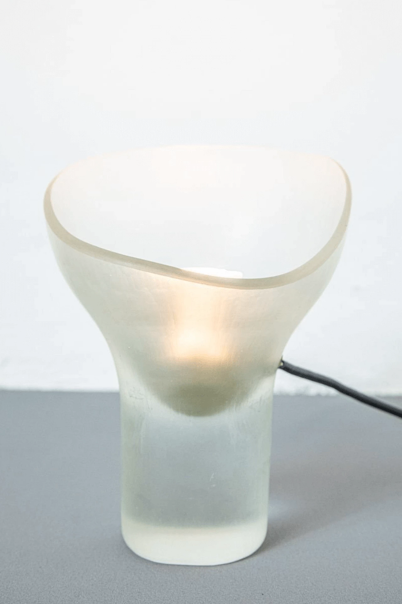 Lampada da tavolo in vetro di Tobia e Afra Scarpa per Venini, anni '70 1260460