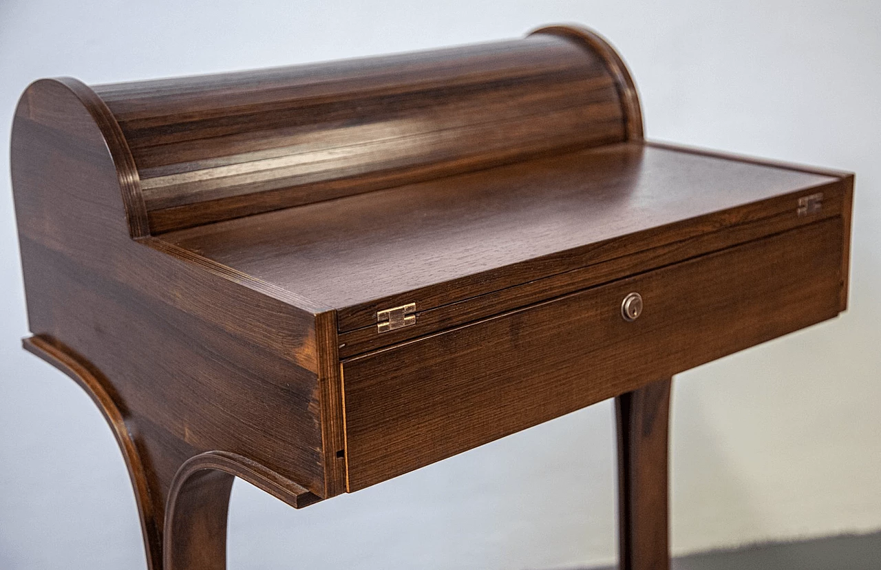 Rosewood writing desk by Gianfranco Frattini for Bernini, 1960s 1260486