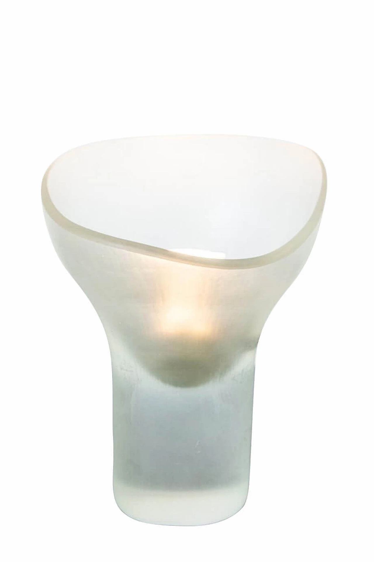Lampada da tavolo in vetro di Tobia e Afra Scarpa per Venini, anni '70 1260542