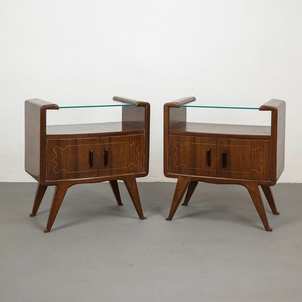 Pair of bedside tables in the style of Gio Ponti, 40s 1260773