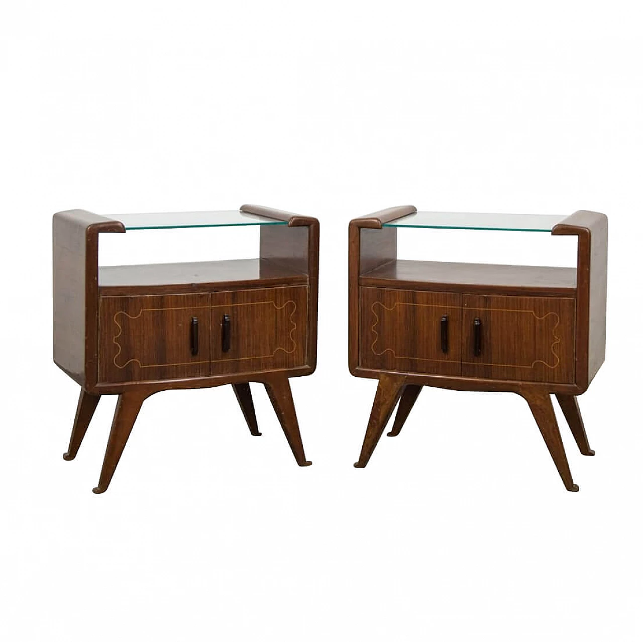 Pair of bedside tables in the style of Gio Ponti, 40s 1260824