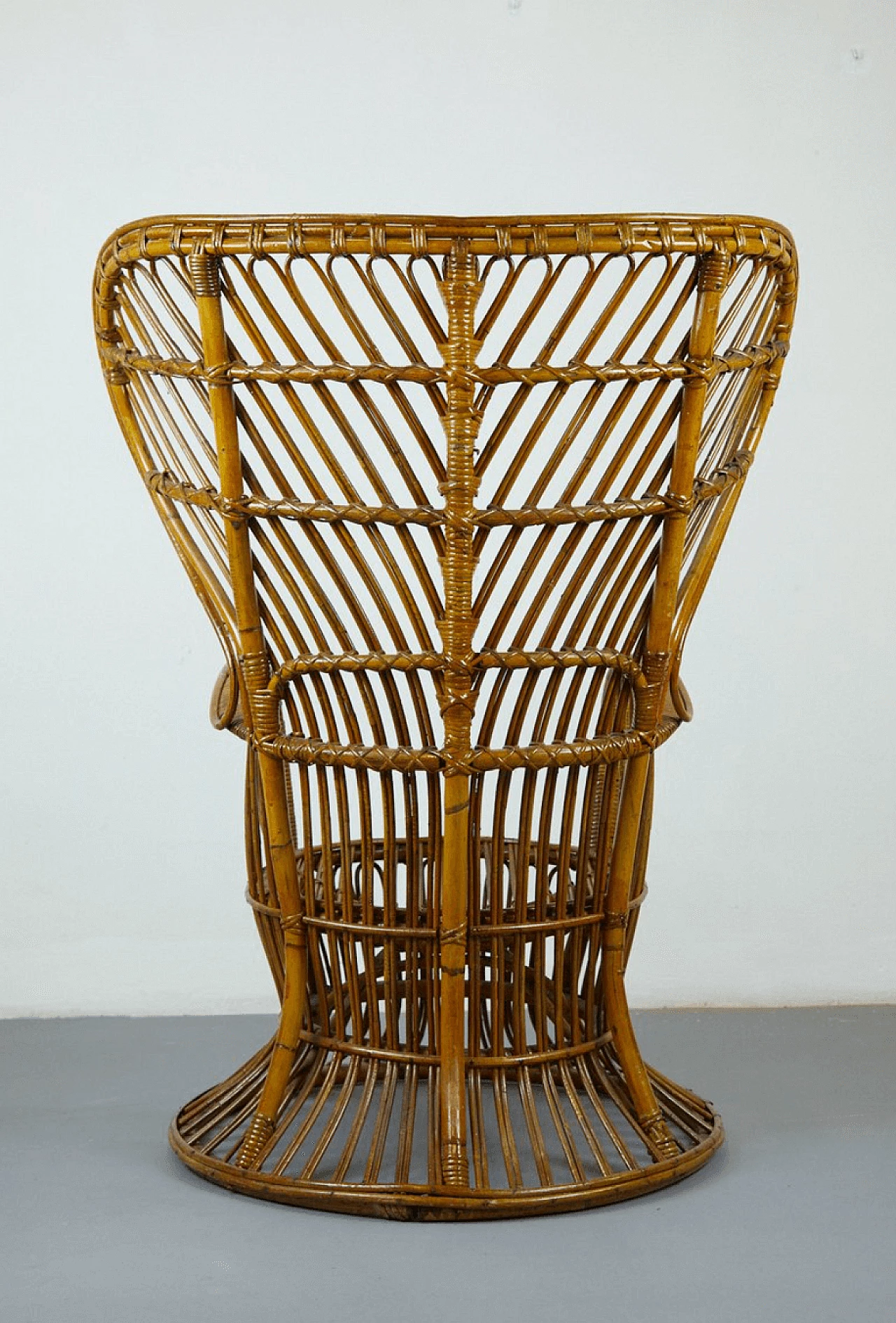Wicker armchair by Gio Ponti and Lio Carminati, 1960s 1260941