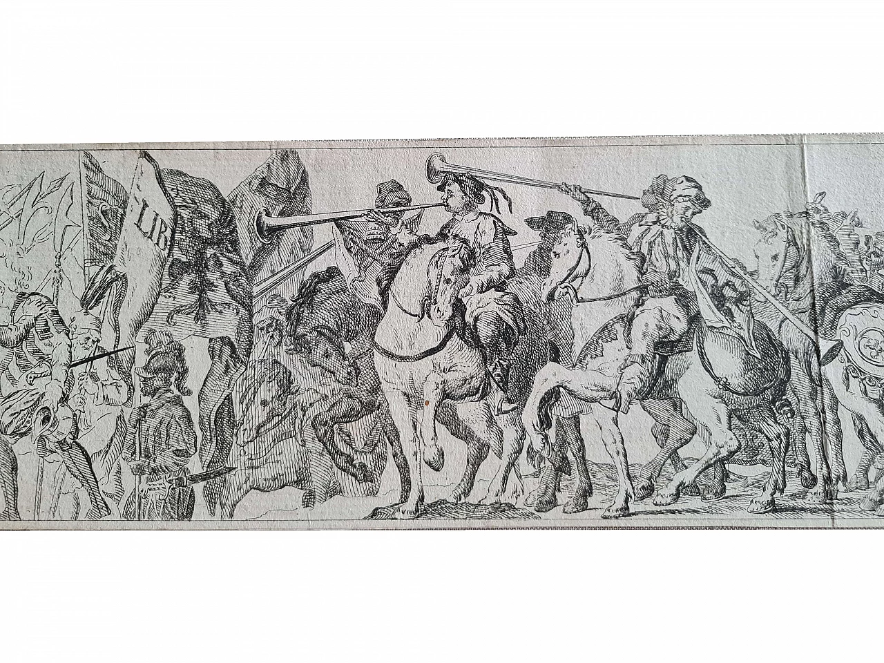 Print with procession for the coronation of Charles V in 1530 by Clement VII in San Petronio in Bologna, 18th century 1261012
