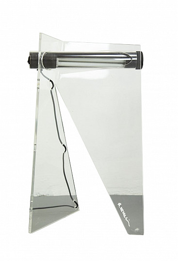 Plexiglas table lamp, 70s