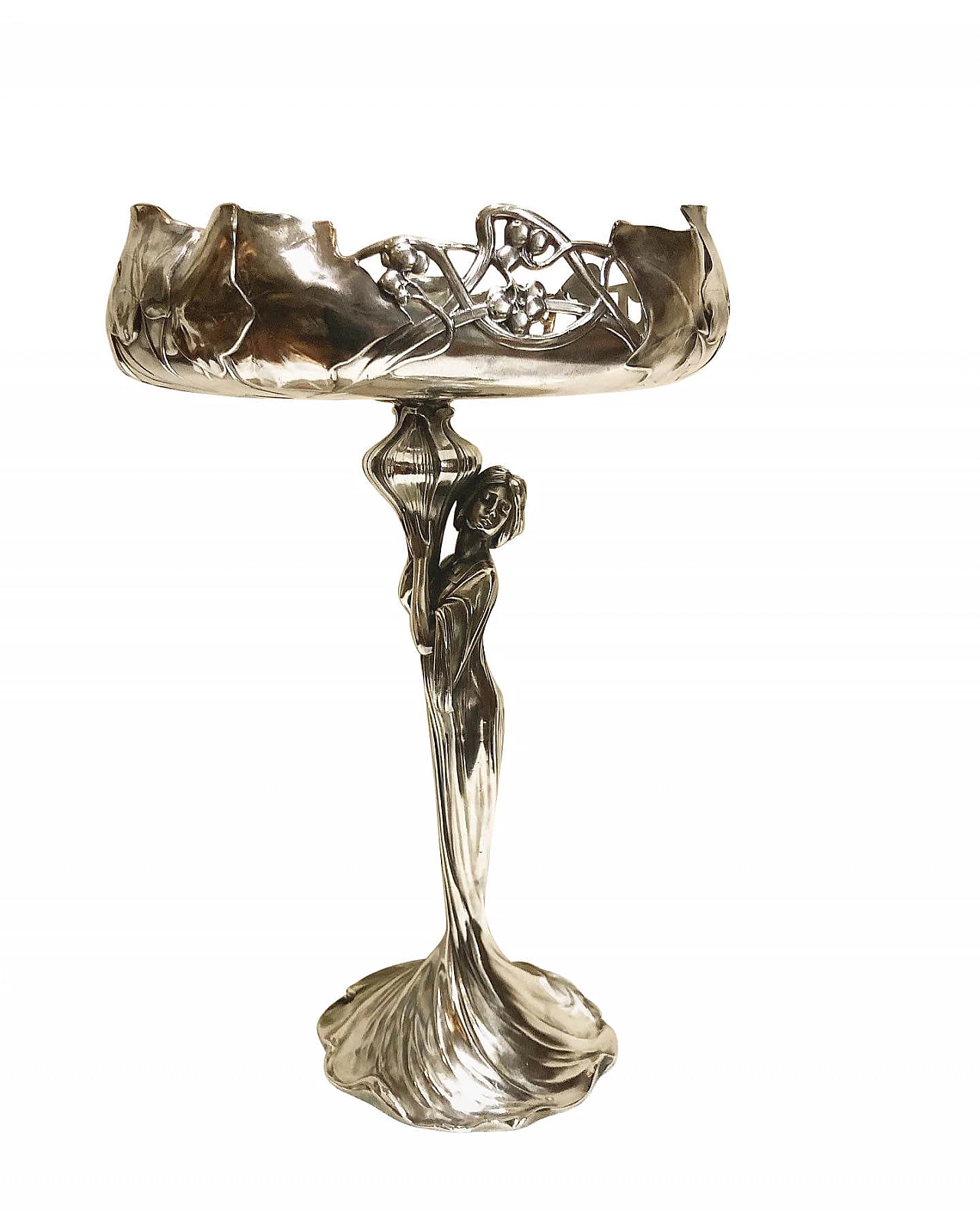 W.M.F. fruit stand in silvered metal, early 20th century 1261094