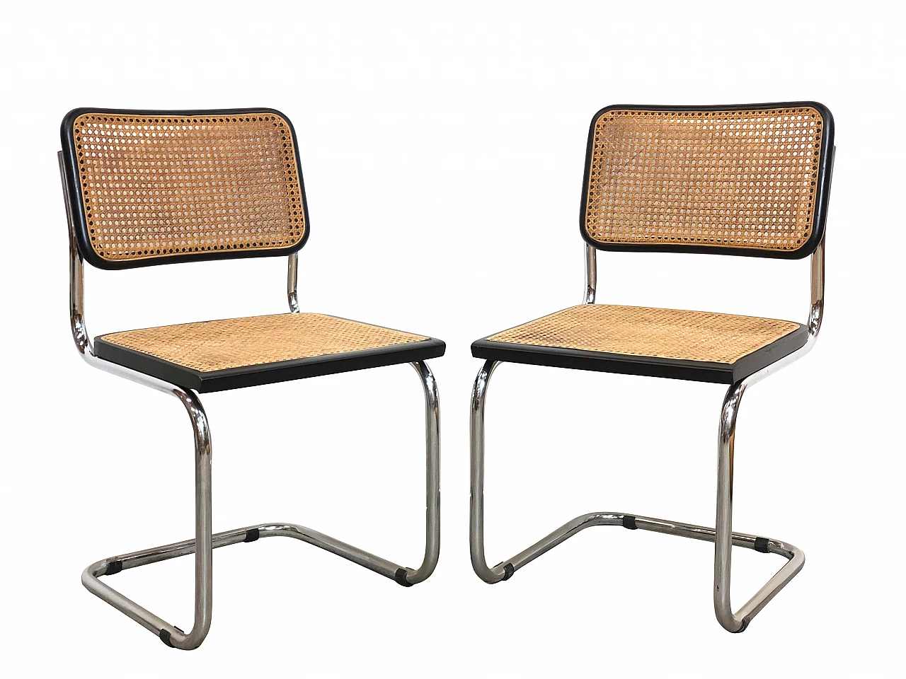 Pair of Cesca chairs by Marcel Breuer, 70s 1261755