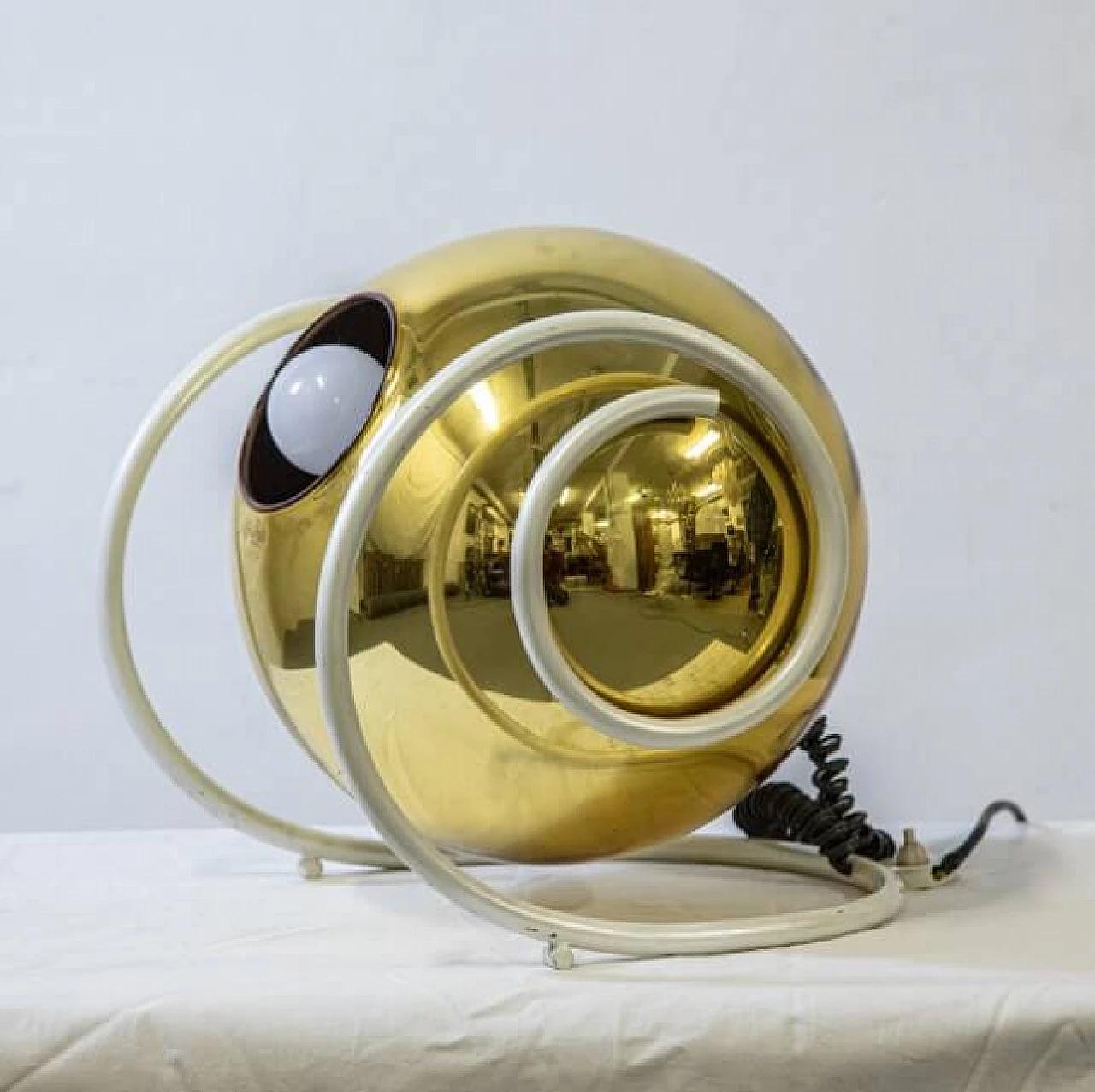 Table lamp in Murano glass and metal, 60s 1261764