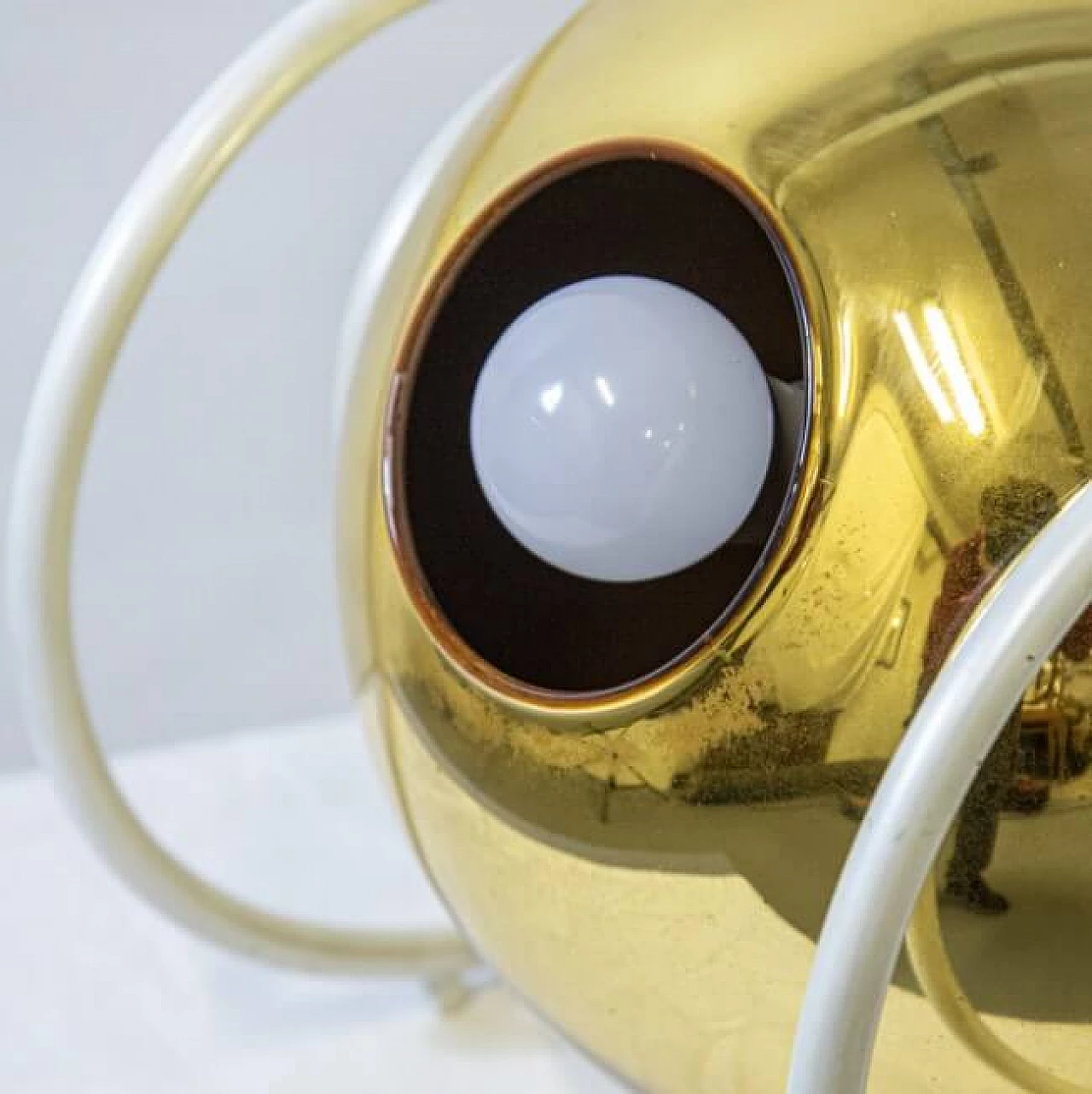 Table lamp in Murano glass and metal, 60s 1261767