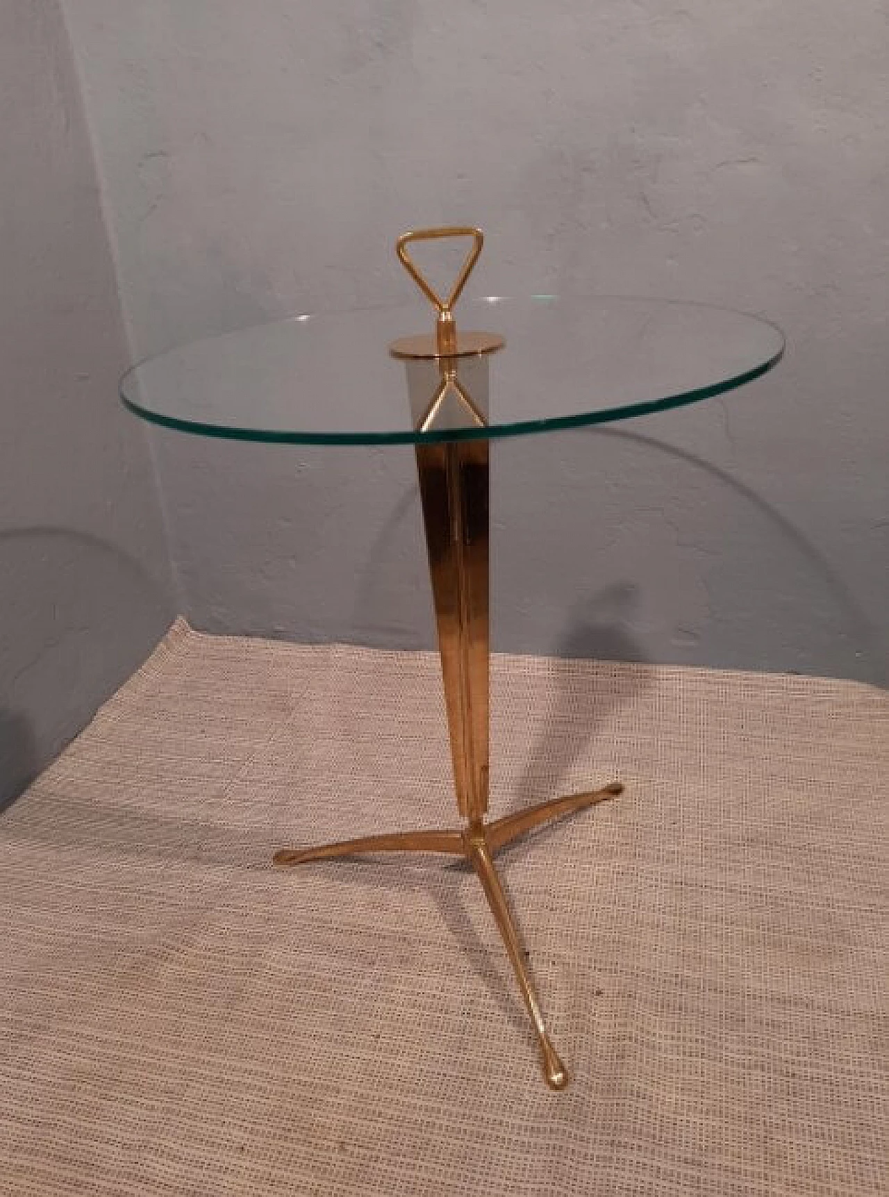 Coffee table in brass and glass, 2000 1262124