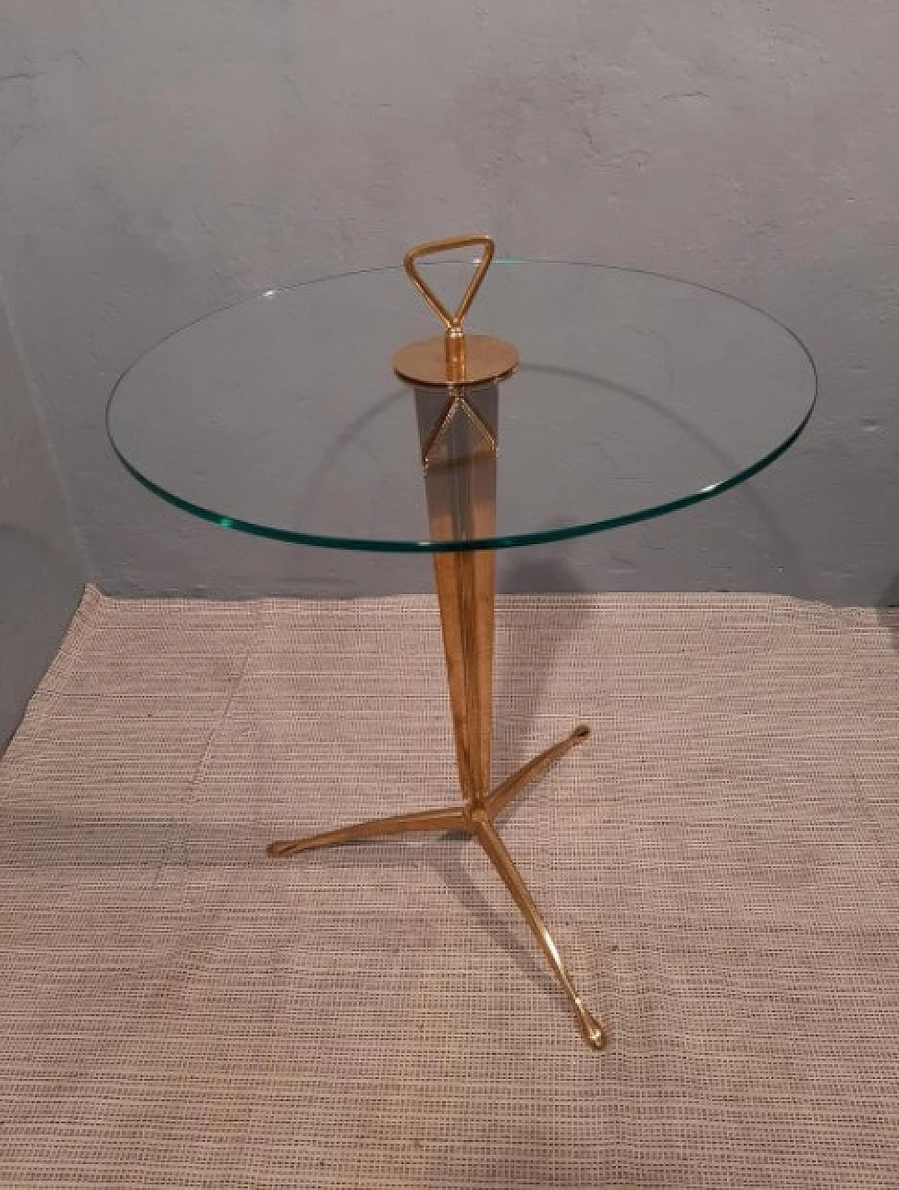 Coffee table in brass and glass, 2000 1262126
