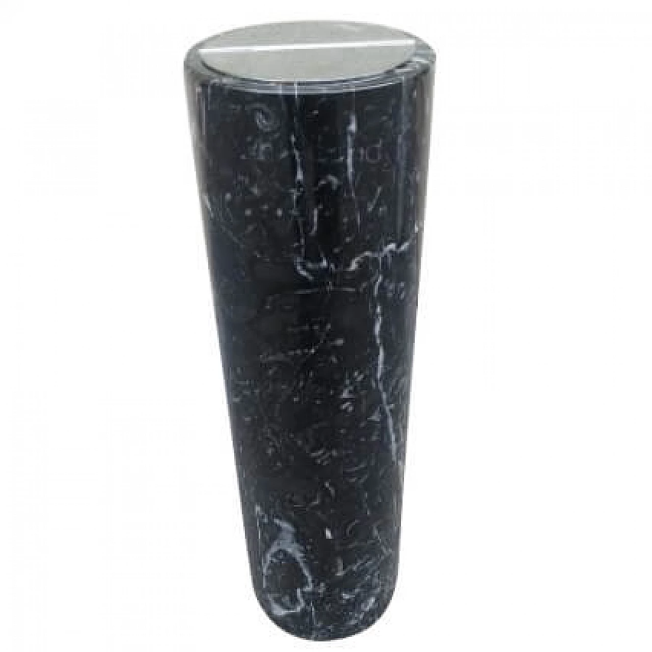 0G7 floor ashtray in black marble and chrome-plated brass by Luigi Caccia Dominioni for Azucena, 50s 1262154