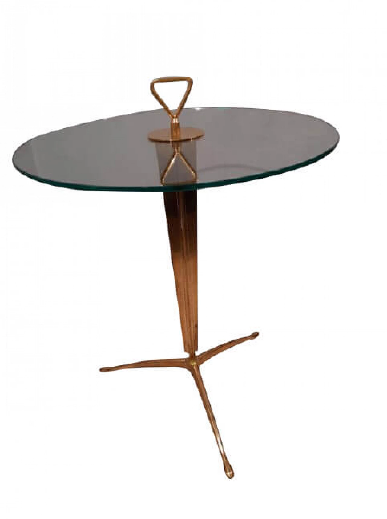 Coffee table in brass and glass, 2000 1262201