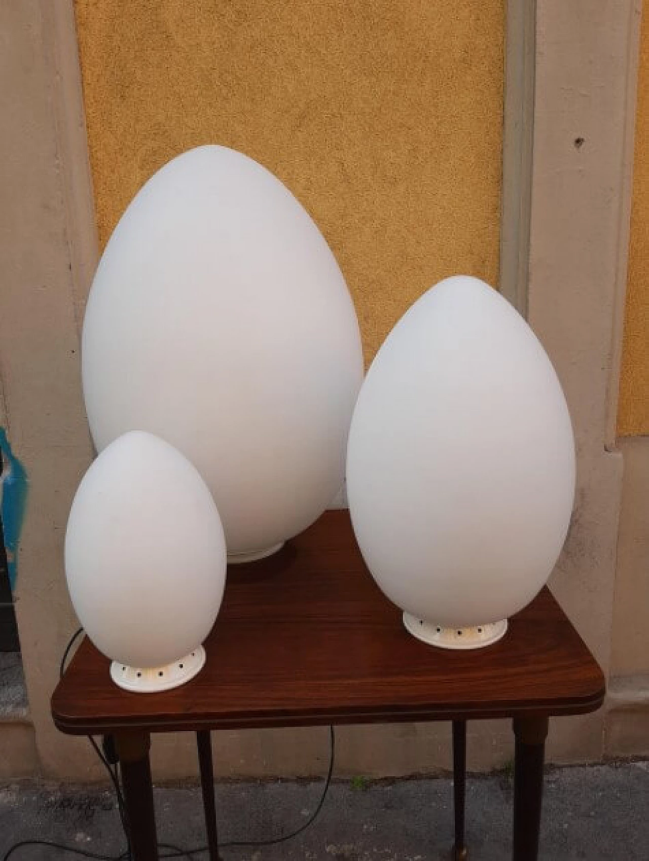 2646/1 table lamp in opaline glass and iron by Ben Swildens for Fontana Arte, 2000 1262265