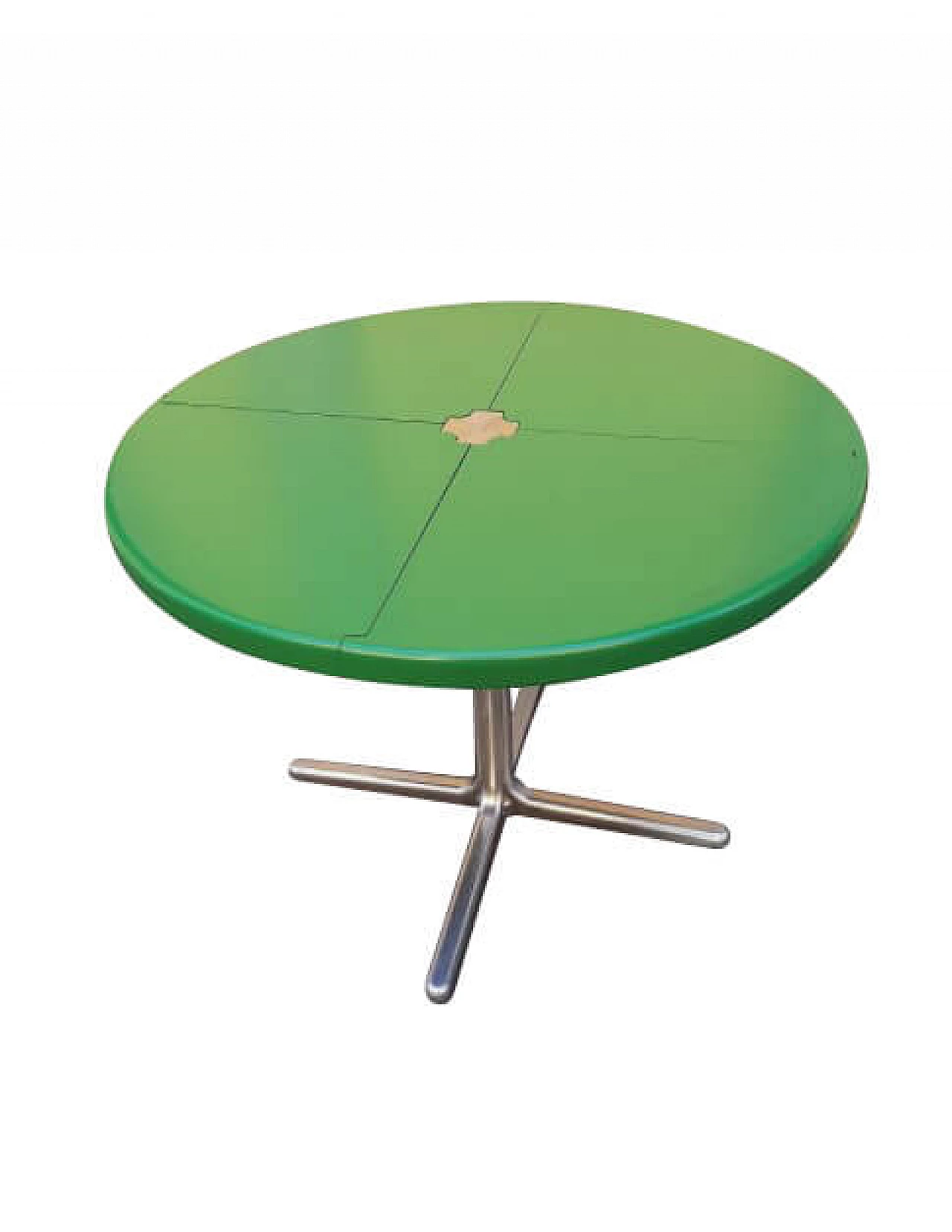 Plana folding table in green lacquered wood and iron by Giancarlo Piretti for Anonima Castelli, 70s 1262335