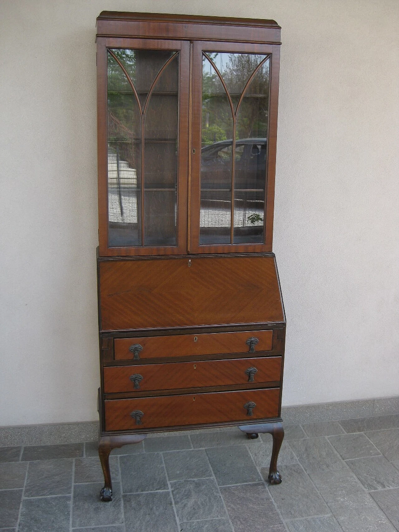 English mahogany bureau, late 19th century 1262540