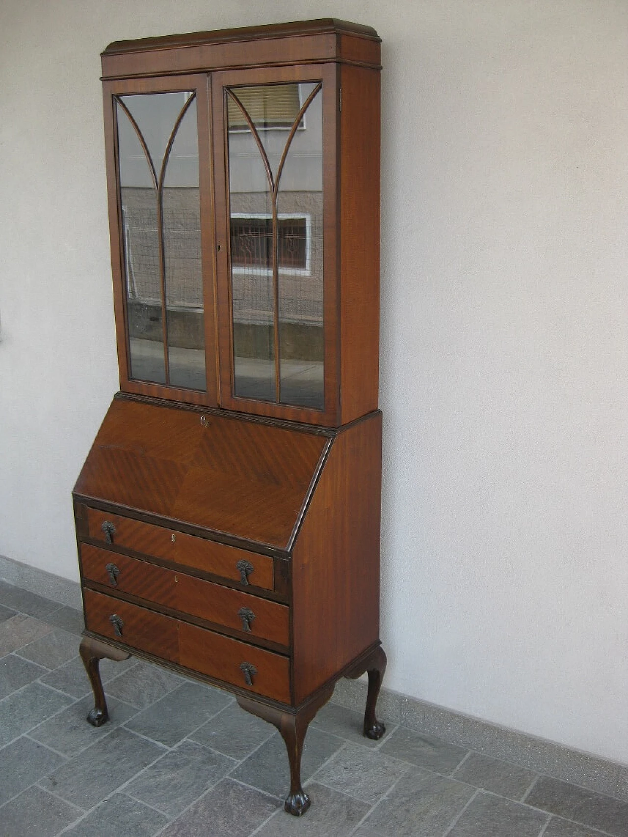 English mahogany bureau, late 19th century 1262541