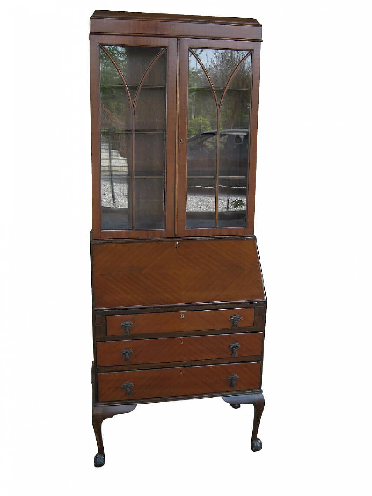 English mahogany bureau, late 19th century 1262545