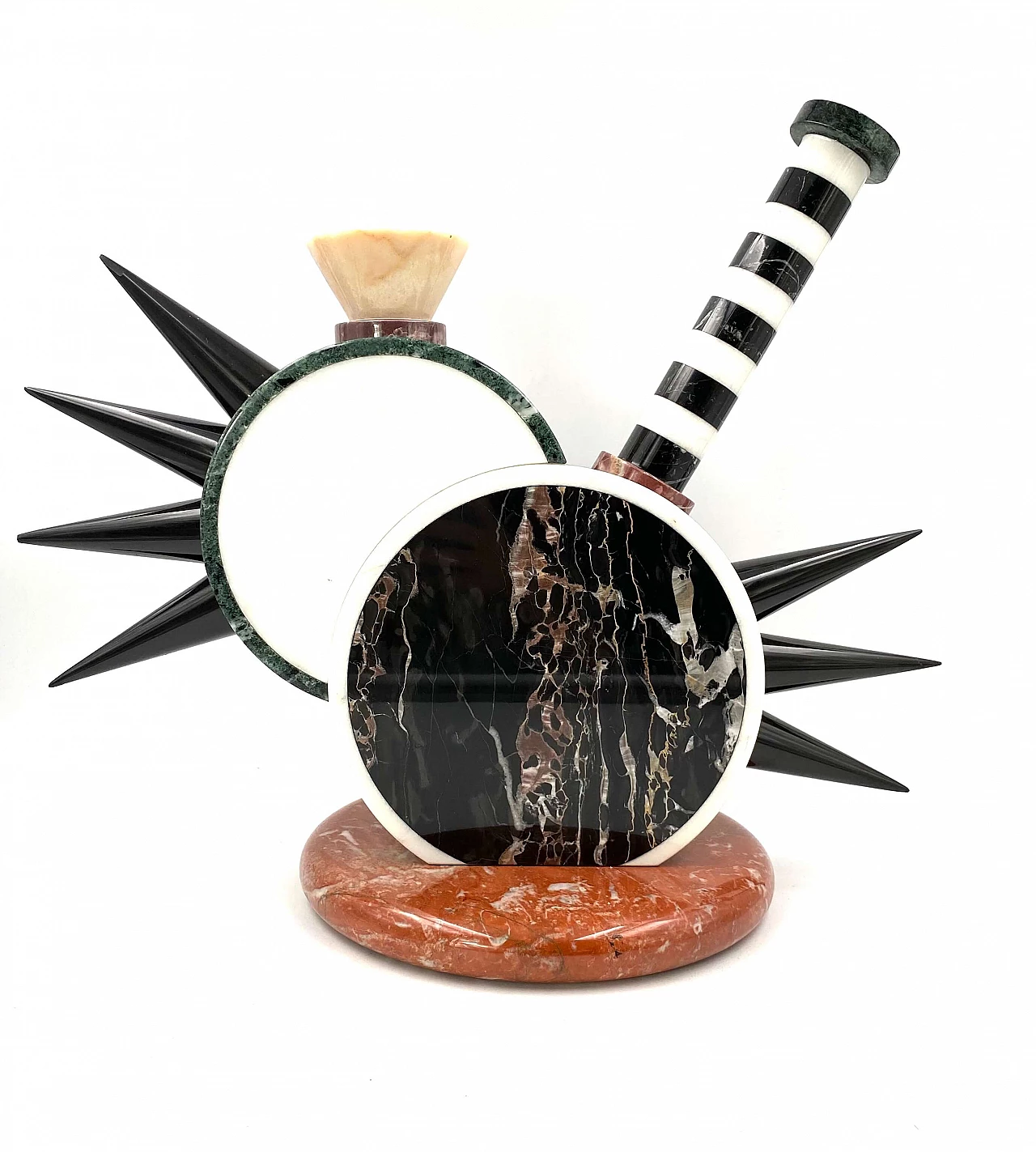 Michele de Lucchi, Sholapur, vaso scultura per Up & Up, Carrara, 1985 1262573