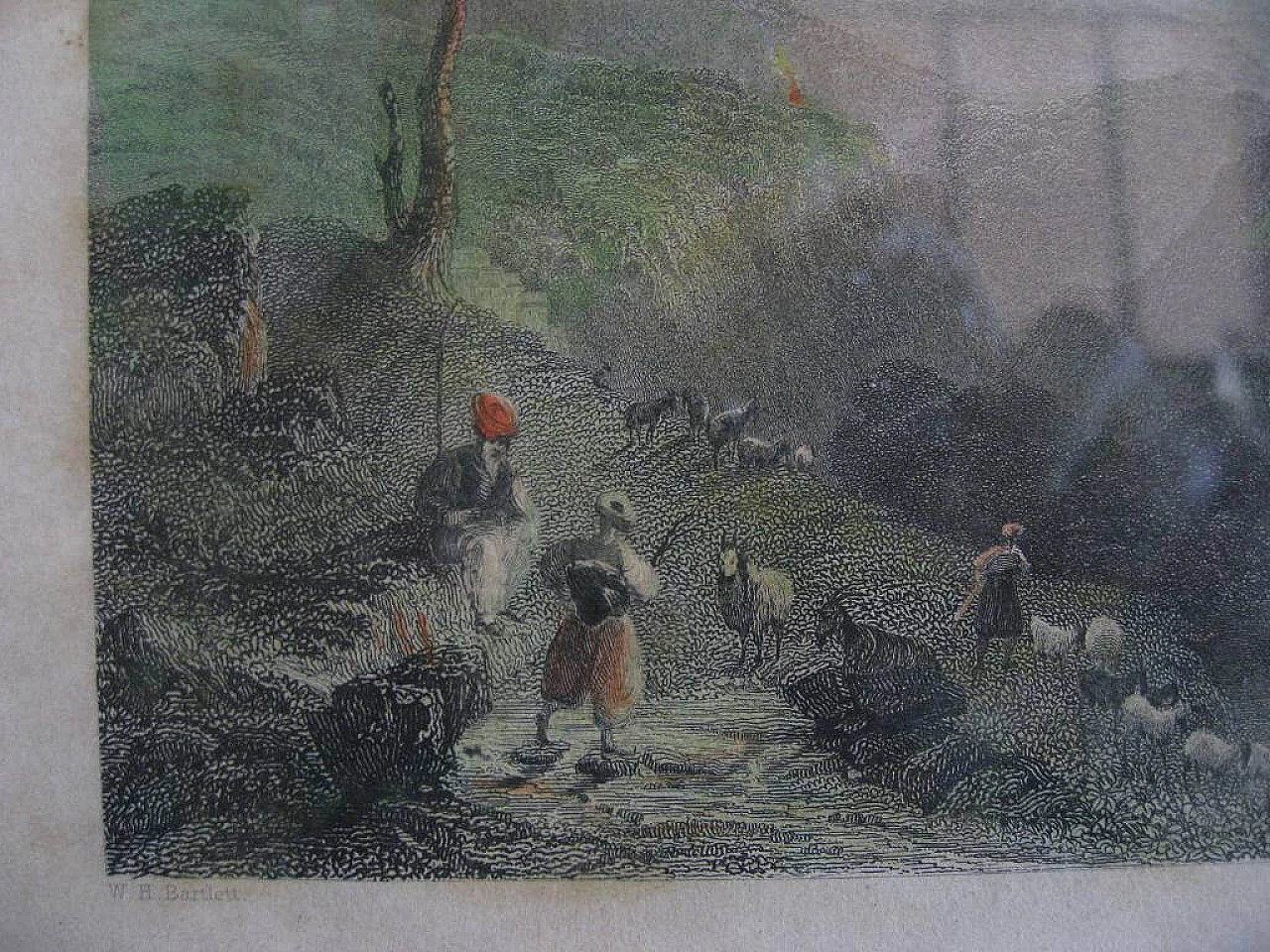 Village of Eden, coloured English print, 19th century 1263564