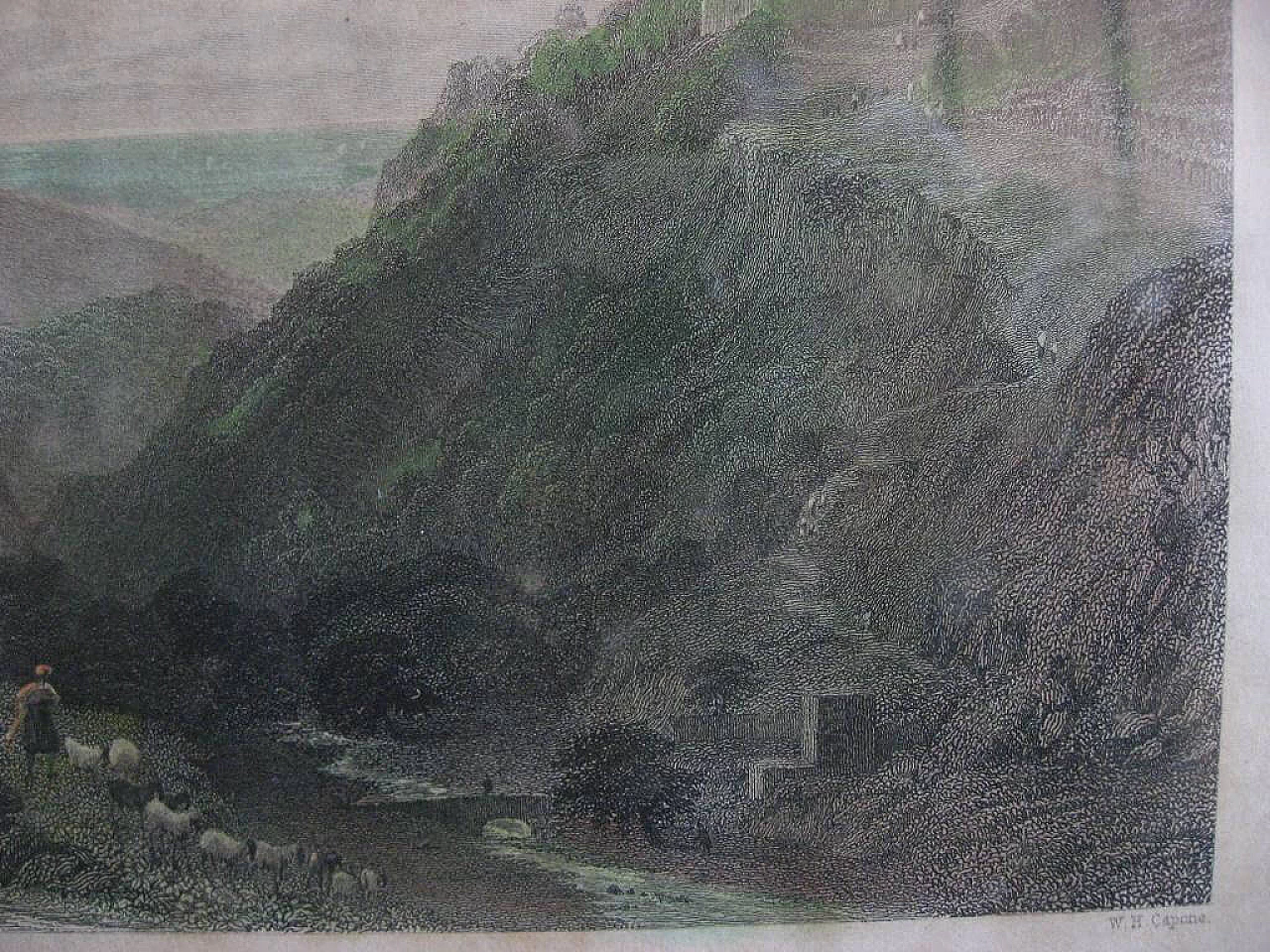 Village of Eden, coloured English print, 19th century 1263565