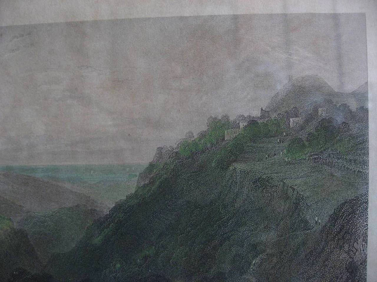 Village of Eden, coloured English print, 19th century 1263566