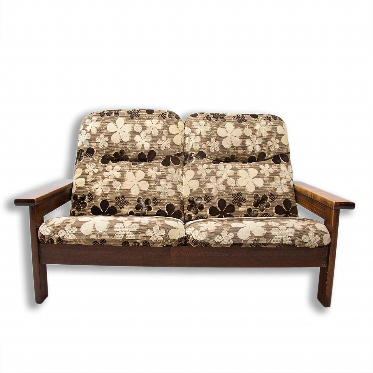 Scandinavian-style beech sofa, 80s 1263728