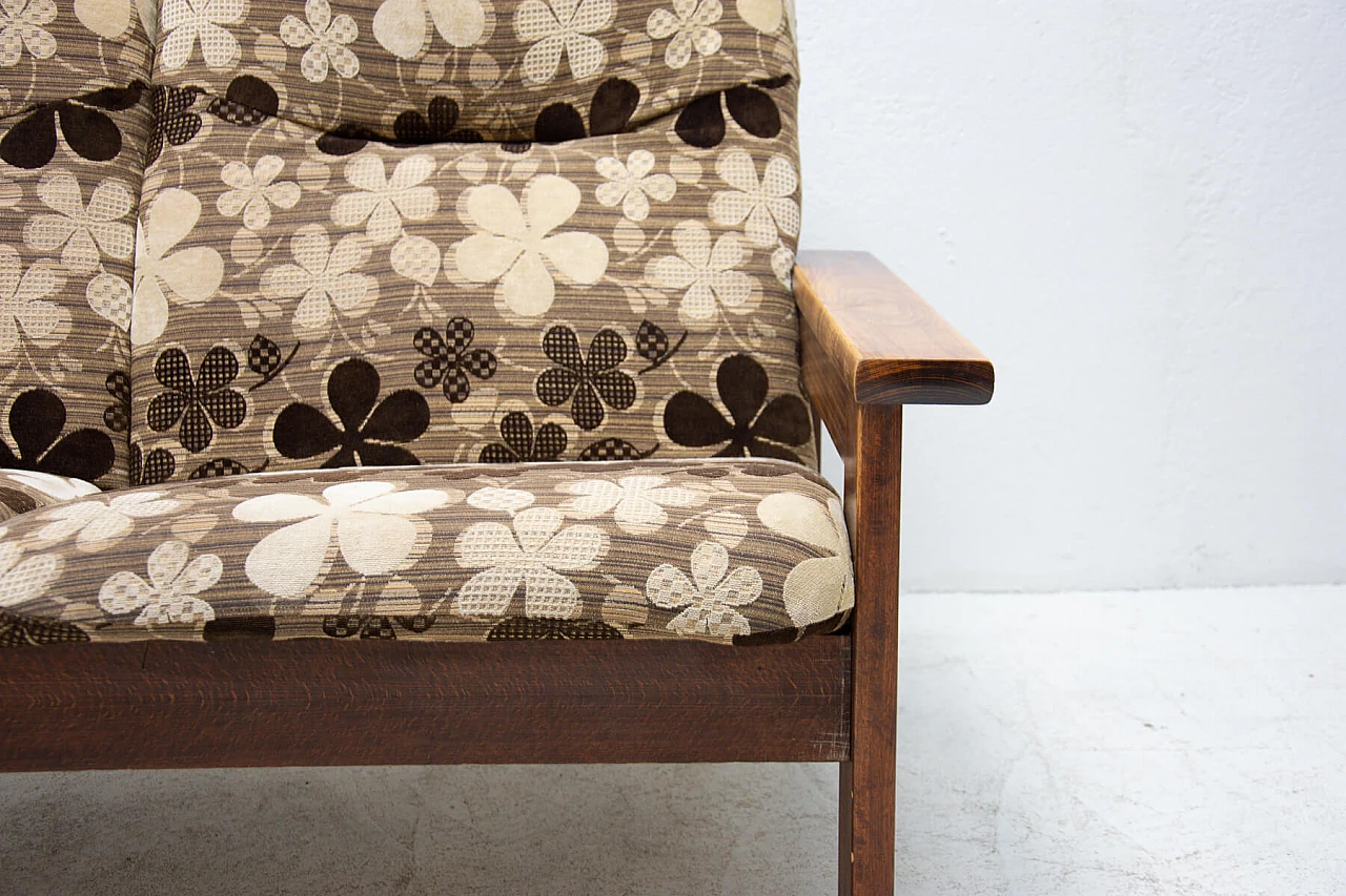 Scandinavian-style beech sofa, 80s 1263741