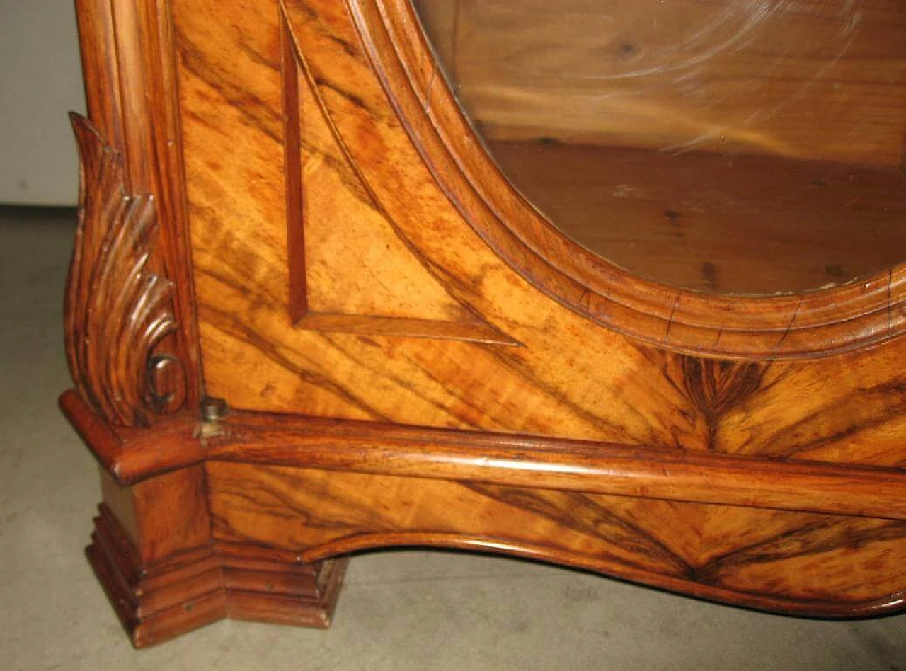 Sideboard in flamed walnut-root, late 19th century 1264008